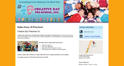 Desktop Screenshot of creativedaypreschool.com
